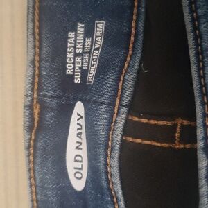 Old navy blue jeans size 26